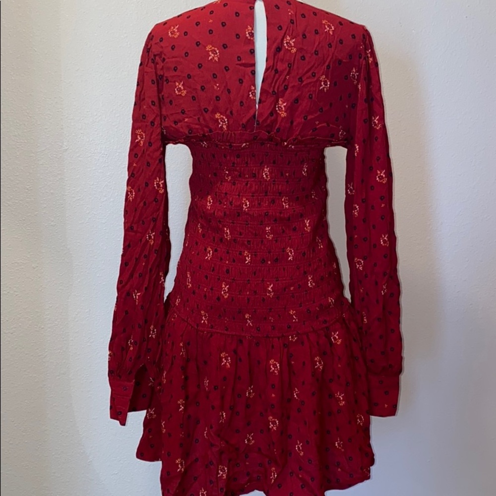 Free People Two Faces Print Mini Dress - Picture 6 of 8